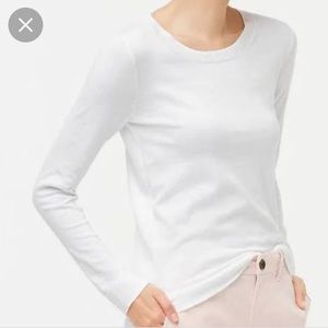 White Teddie J crew sweater